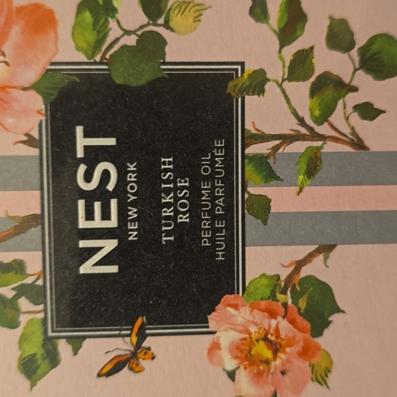 ❤️BUY 2 GET 1 FREE NEST Fragrances Turkish Rose Perfume Oil with Floral Design - Picture 2 of 7